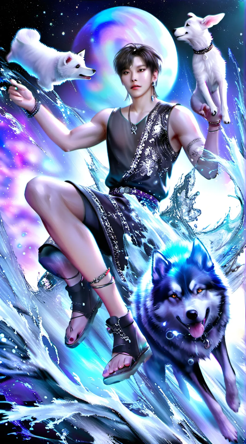 ai character: Titantvmanlobo  background