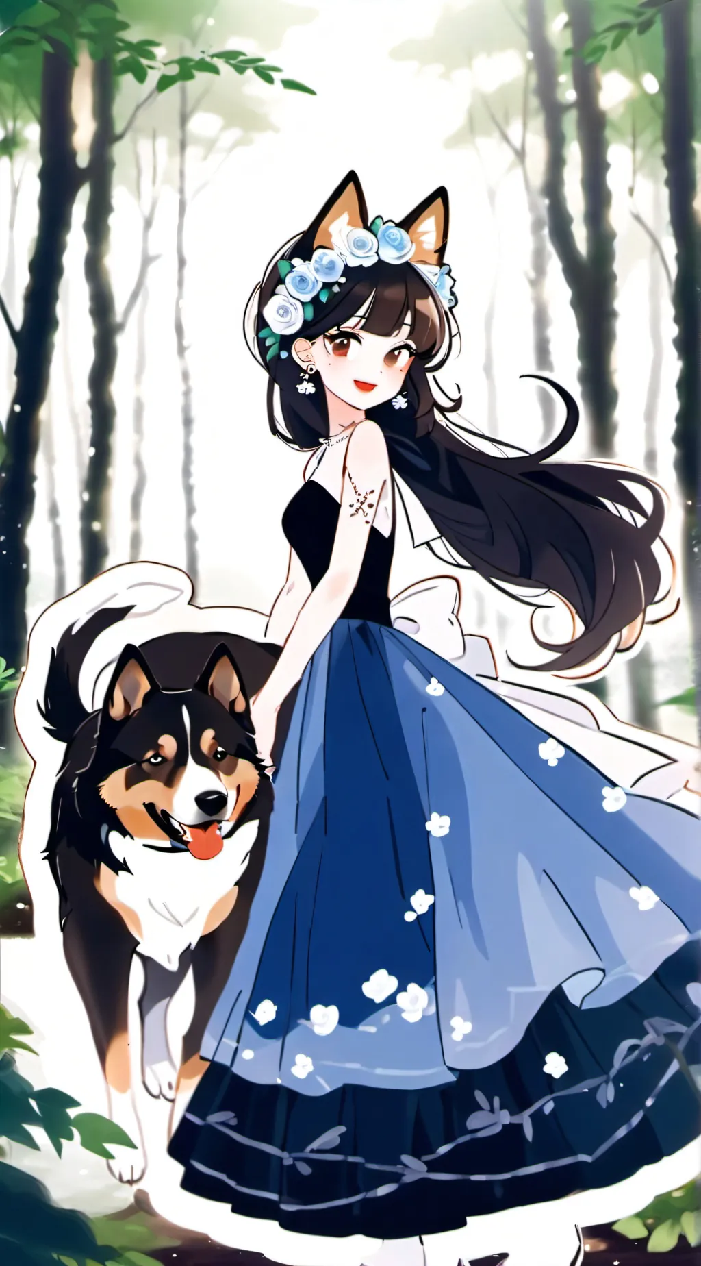 ai character: mha in ur place background