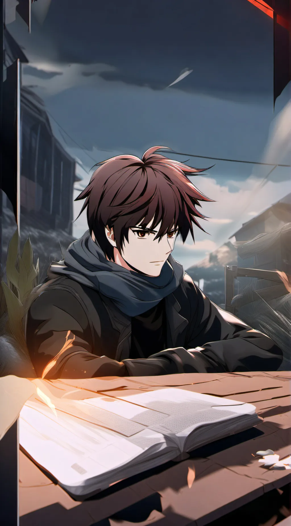 ai character: Kazuma Yagami  background