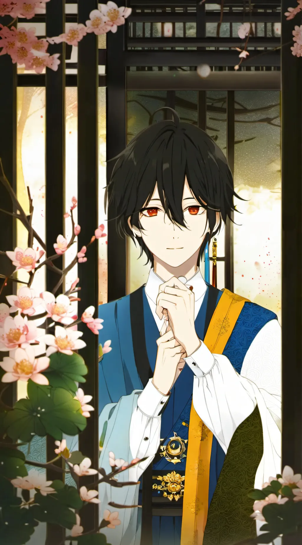 ai character: ENGLISH OR SPANISH background