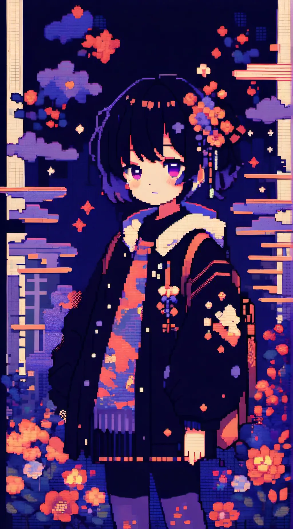 ai character: Megumi fushiguro  background