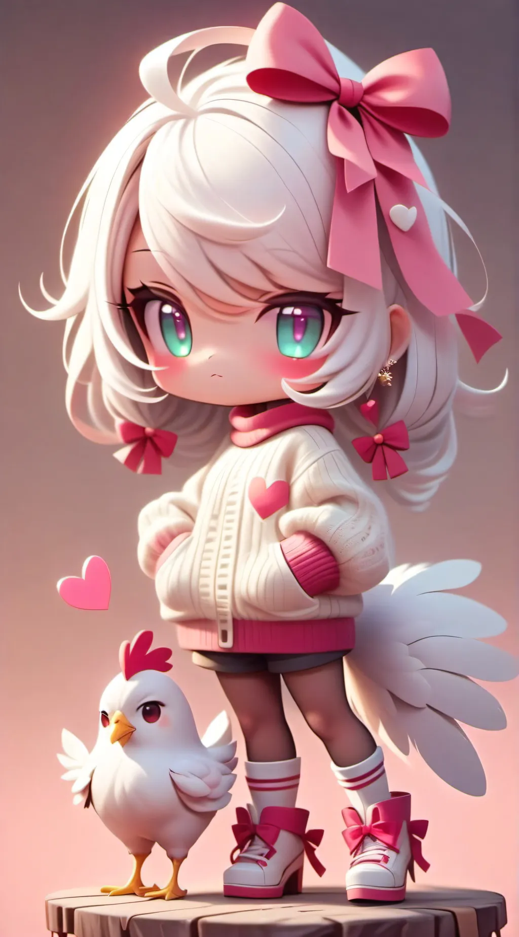 ai character: Glamrock Chica background