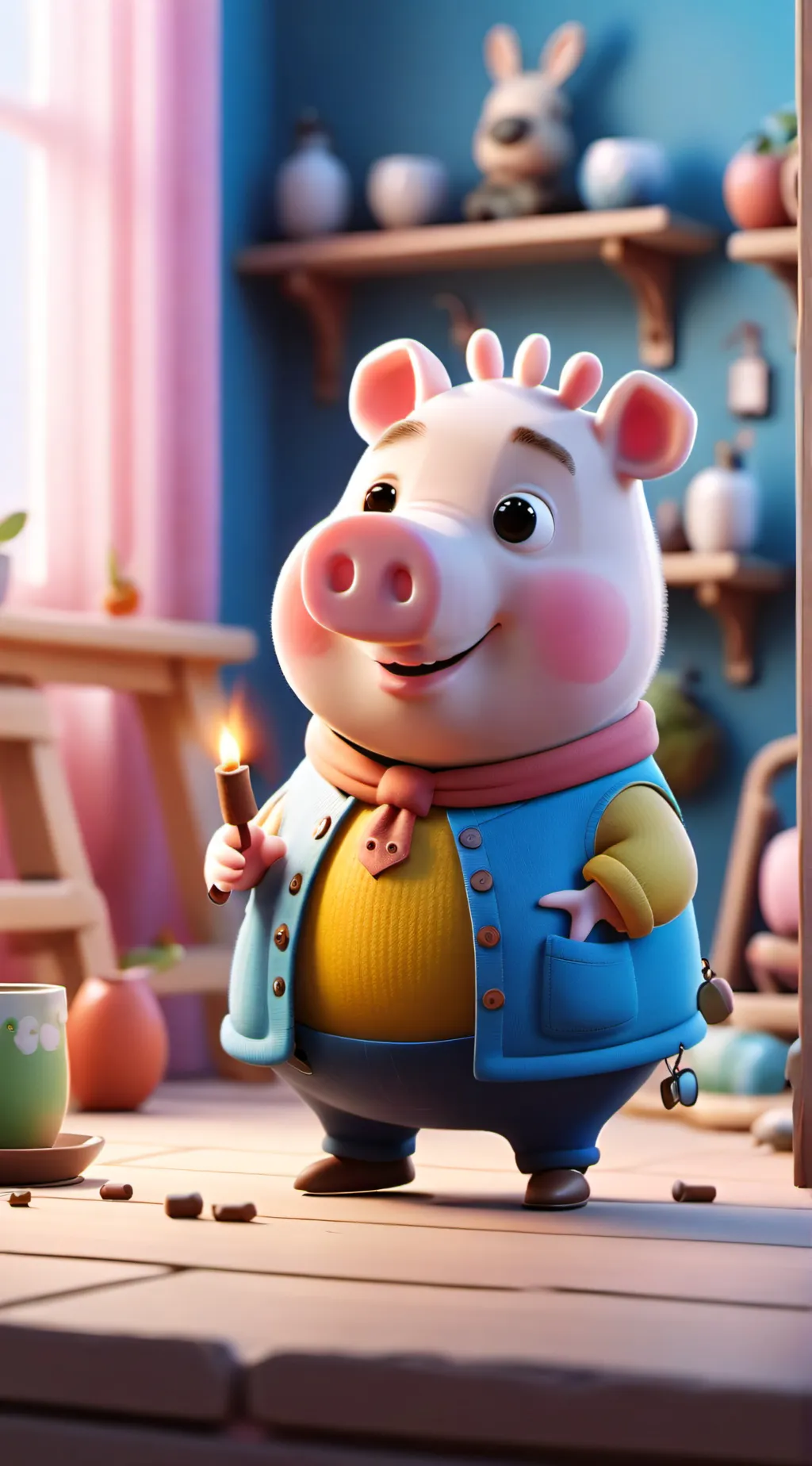 Talkie AI - Chat with Evil Peppa pig 