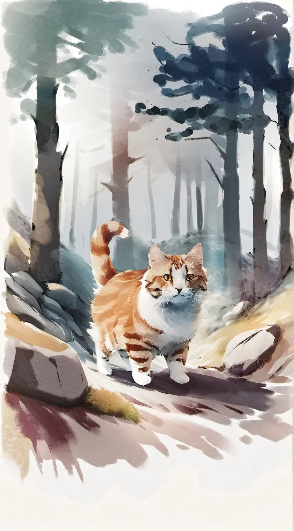 ai character: Garfield background