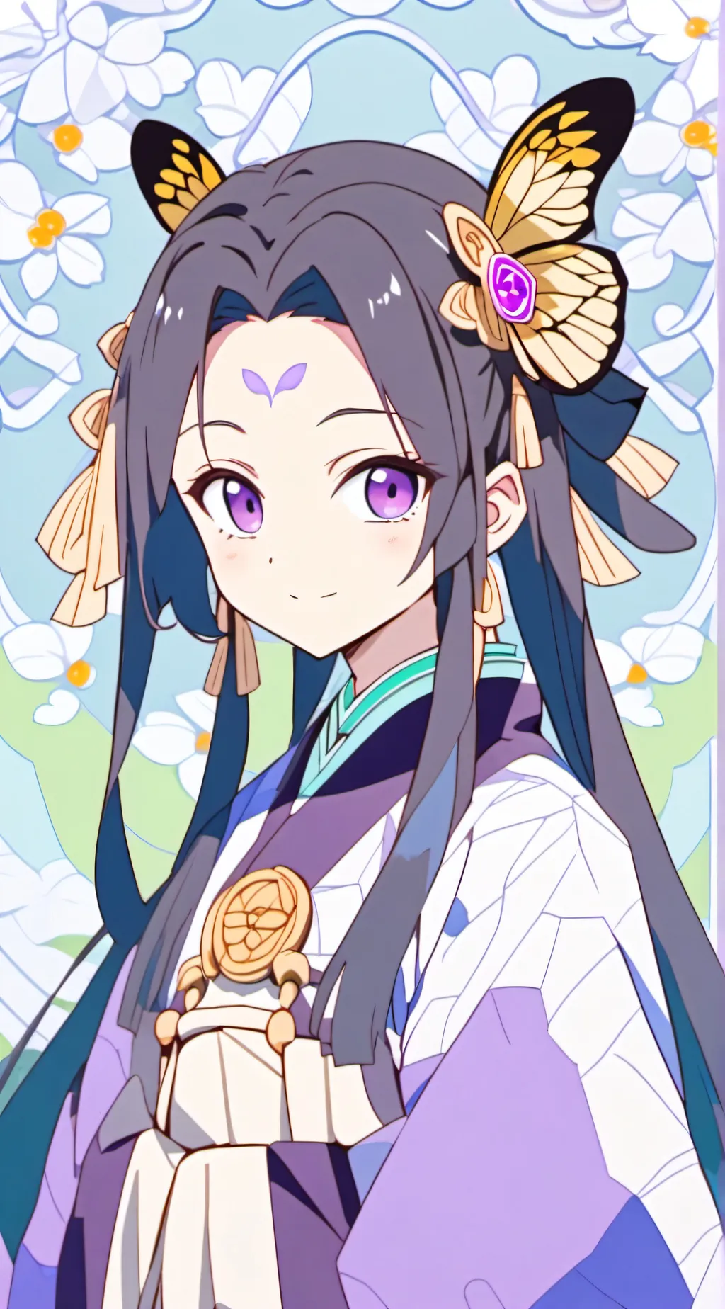 ai character: Kanae kocho  background