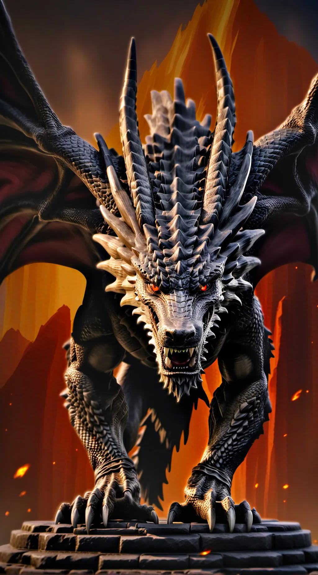 ai character: DAGON  background