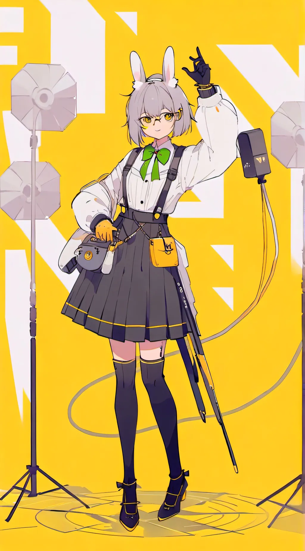 ai character: Vee background