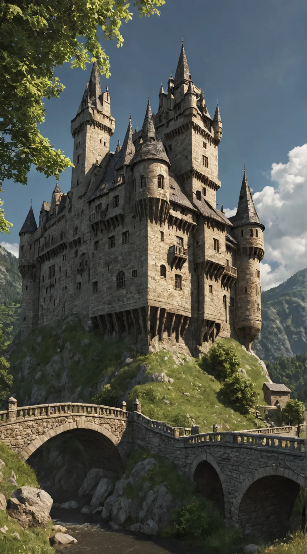 ai character: Hogwarts 5 background