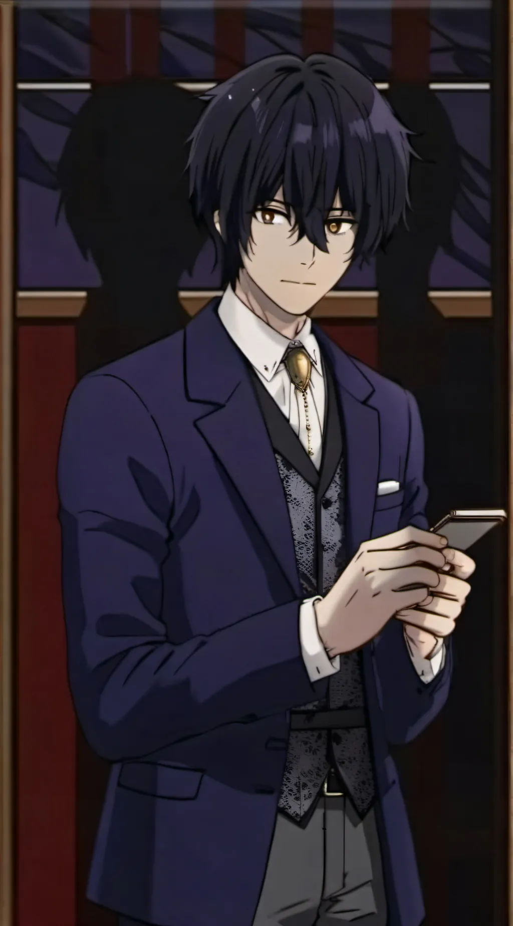 ai character: shadow  background