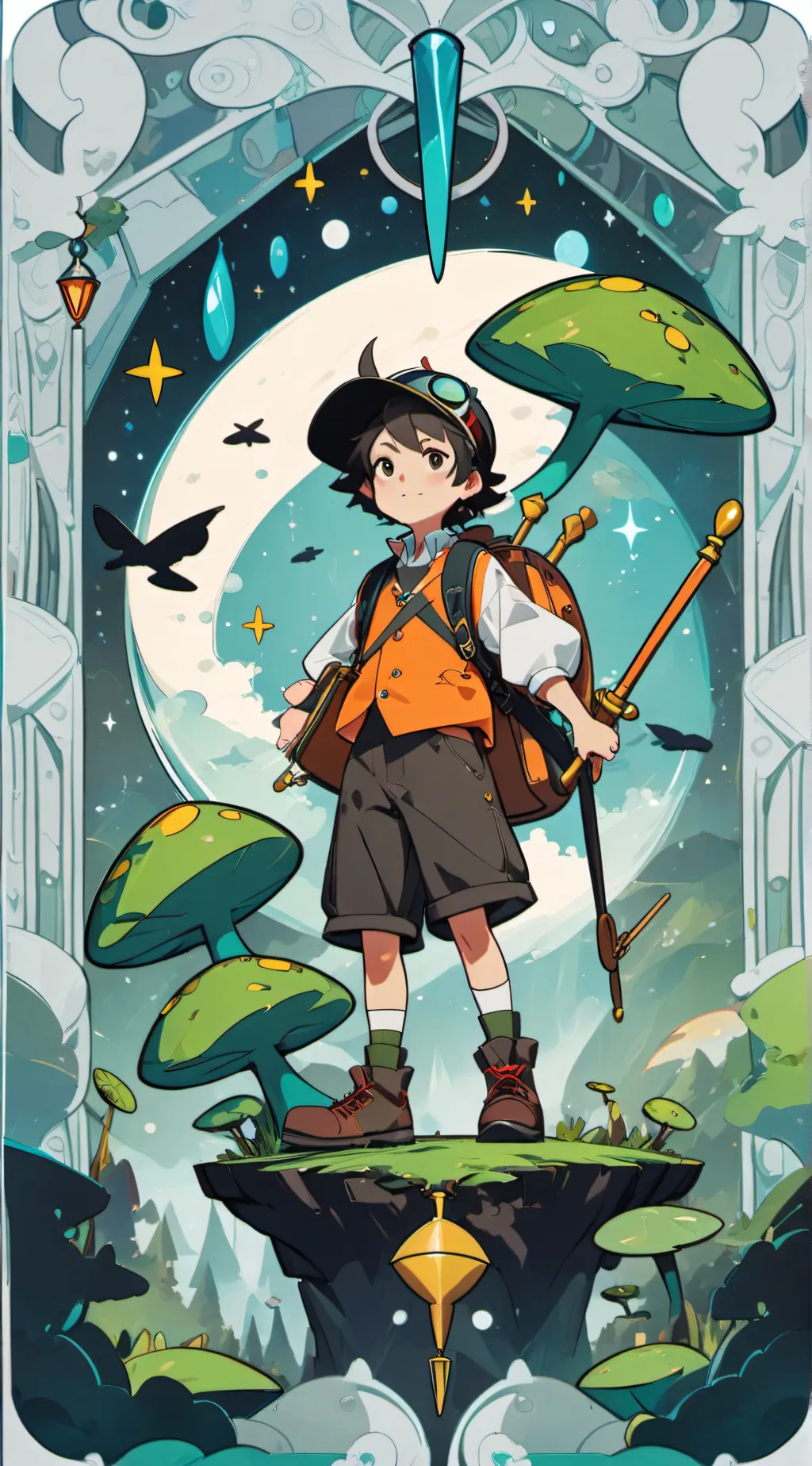 ai character: Gravity falls<33 background