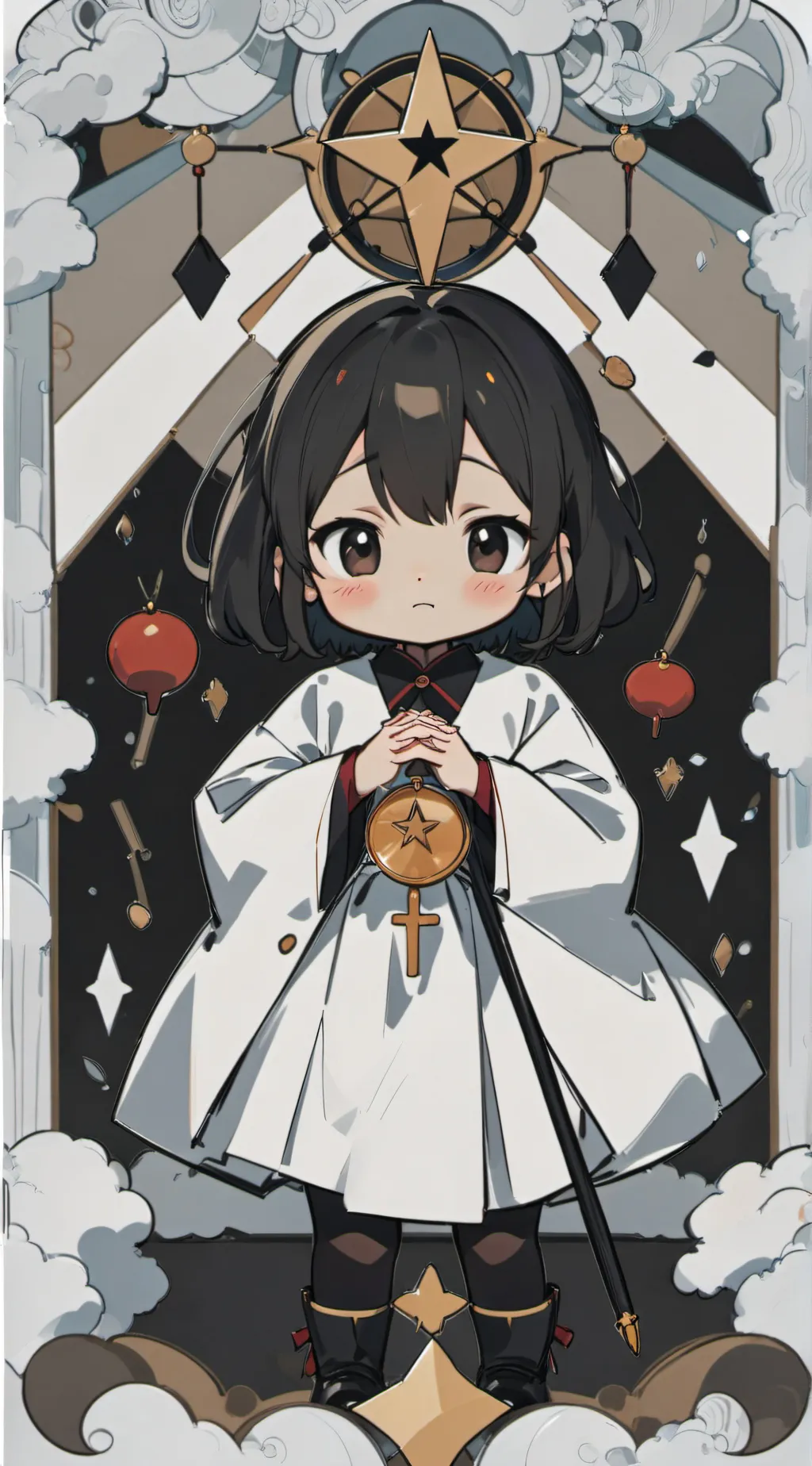 ai character: Gojo geto Yuji Meg background