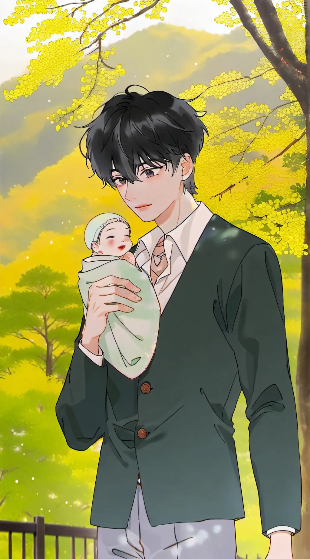 ai character: Ben and Luna background