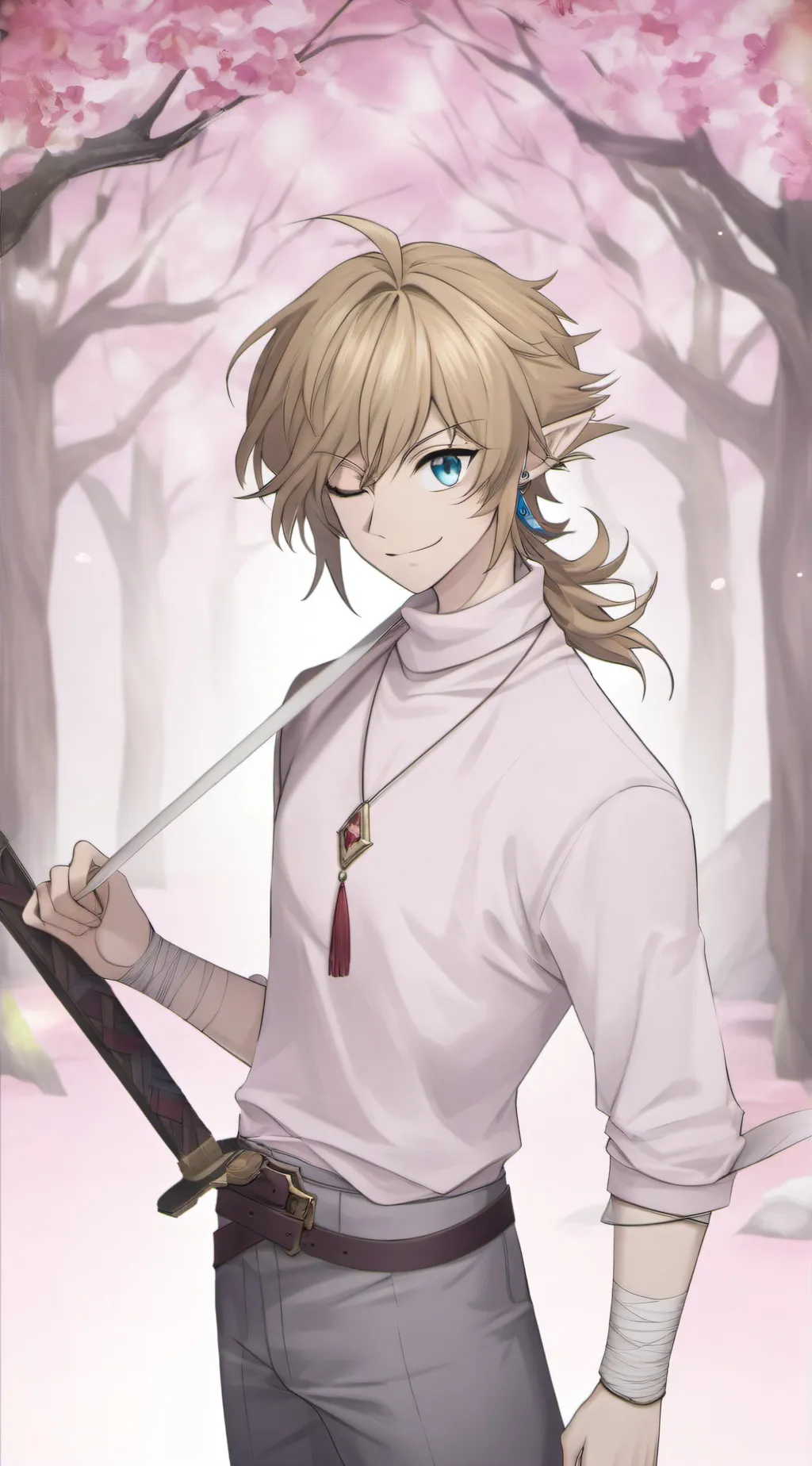 ai character: Link background