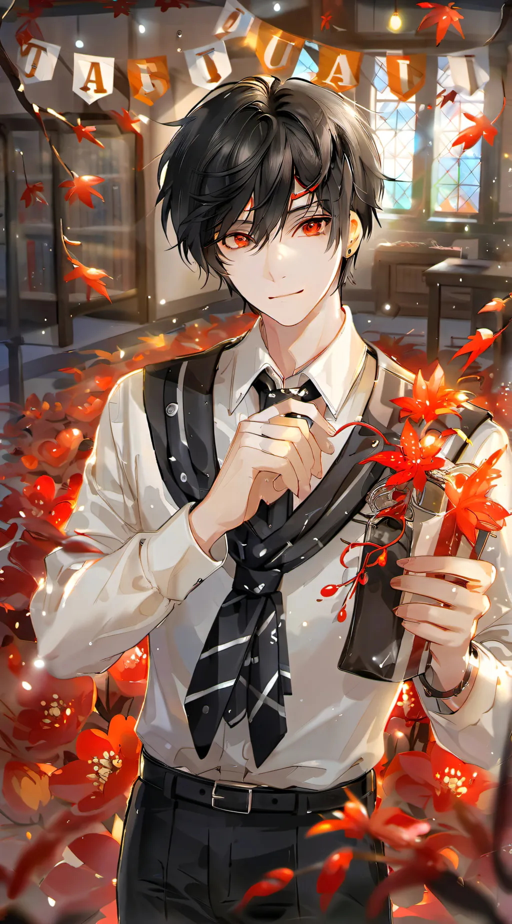 ai character: lukas background