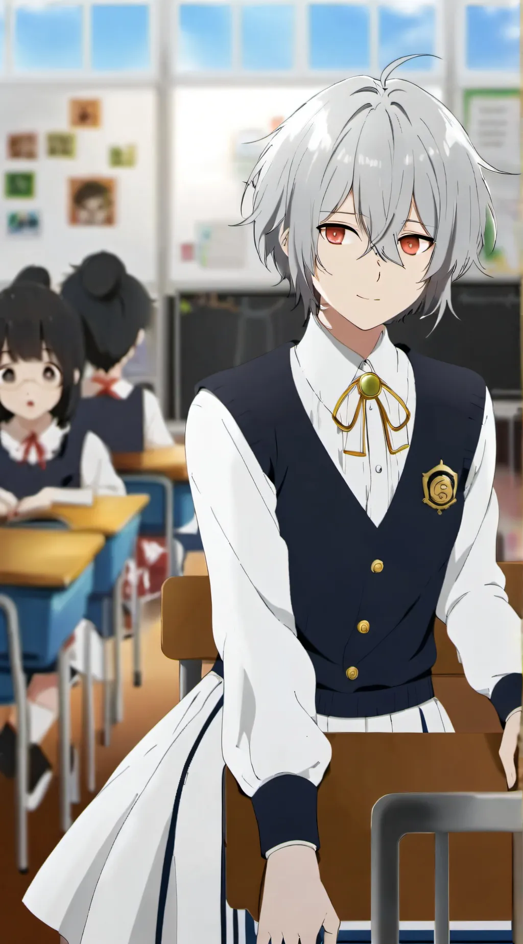 ai character: Class 1-A background