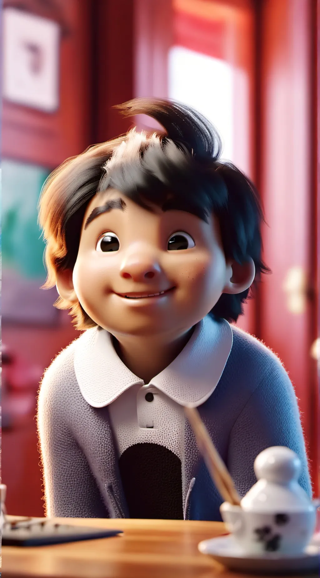 ai character: Poo background