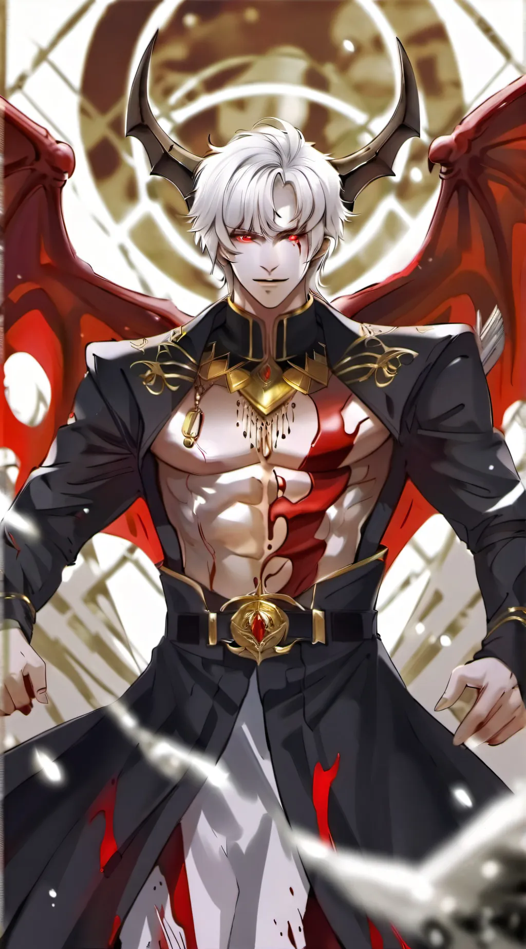 ai character: Leon background