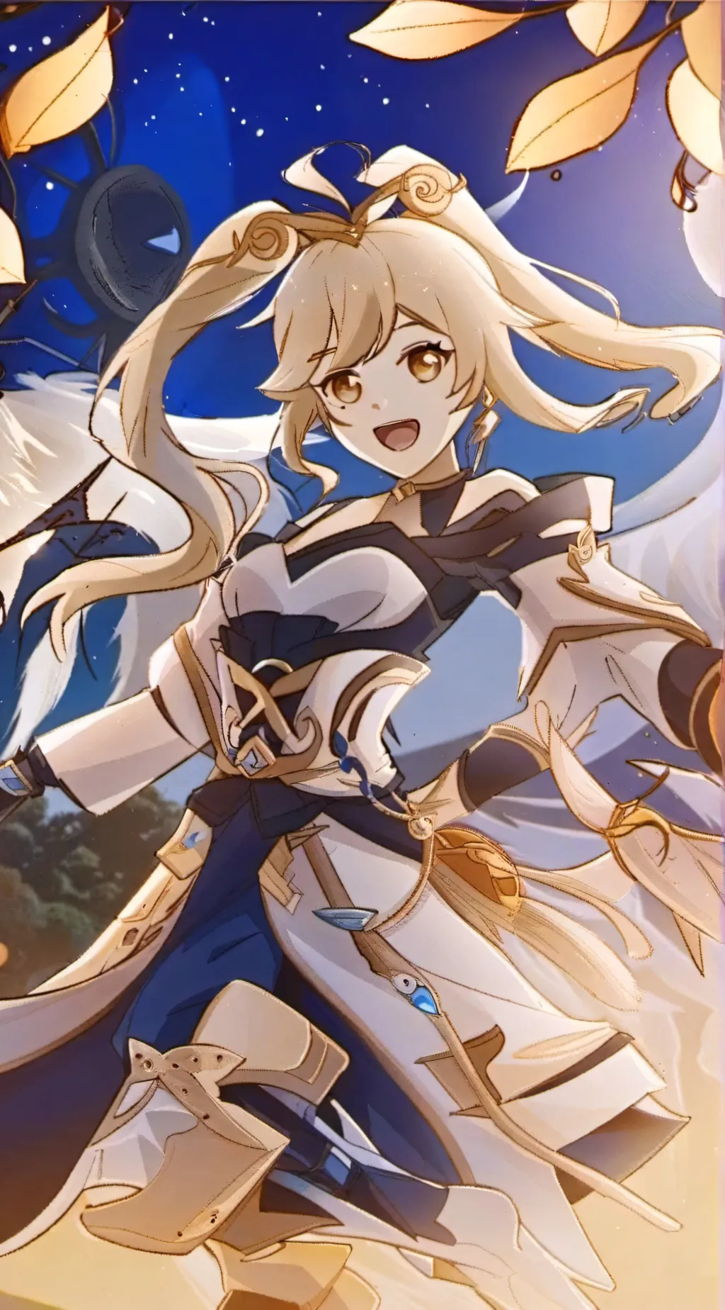 ai character: Genshin Impact lol background