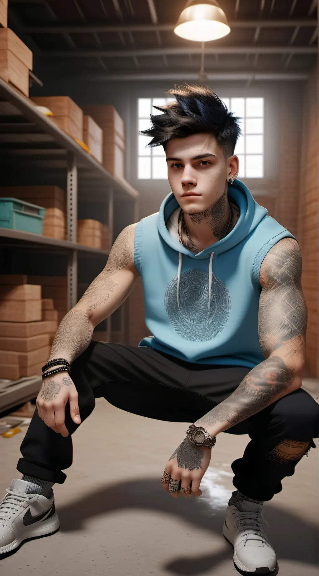 ai character: kelvin  background