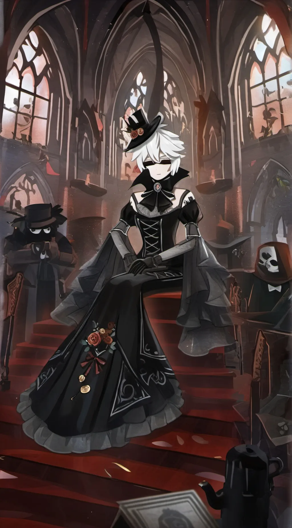 ai character: Focus background