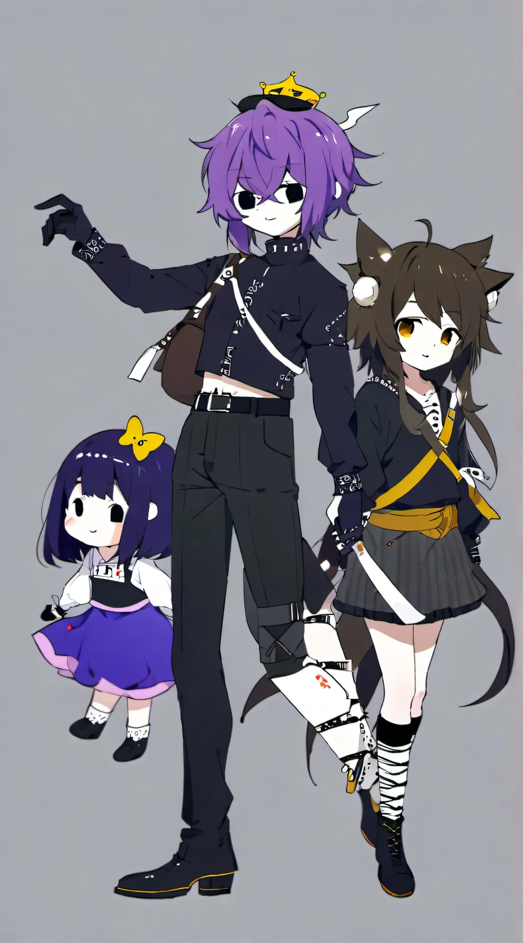 ai character: ✨masked siblings background