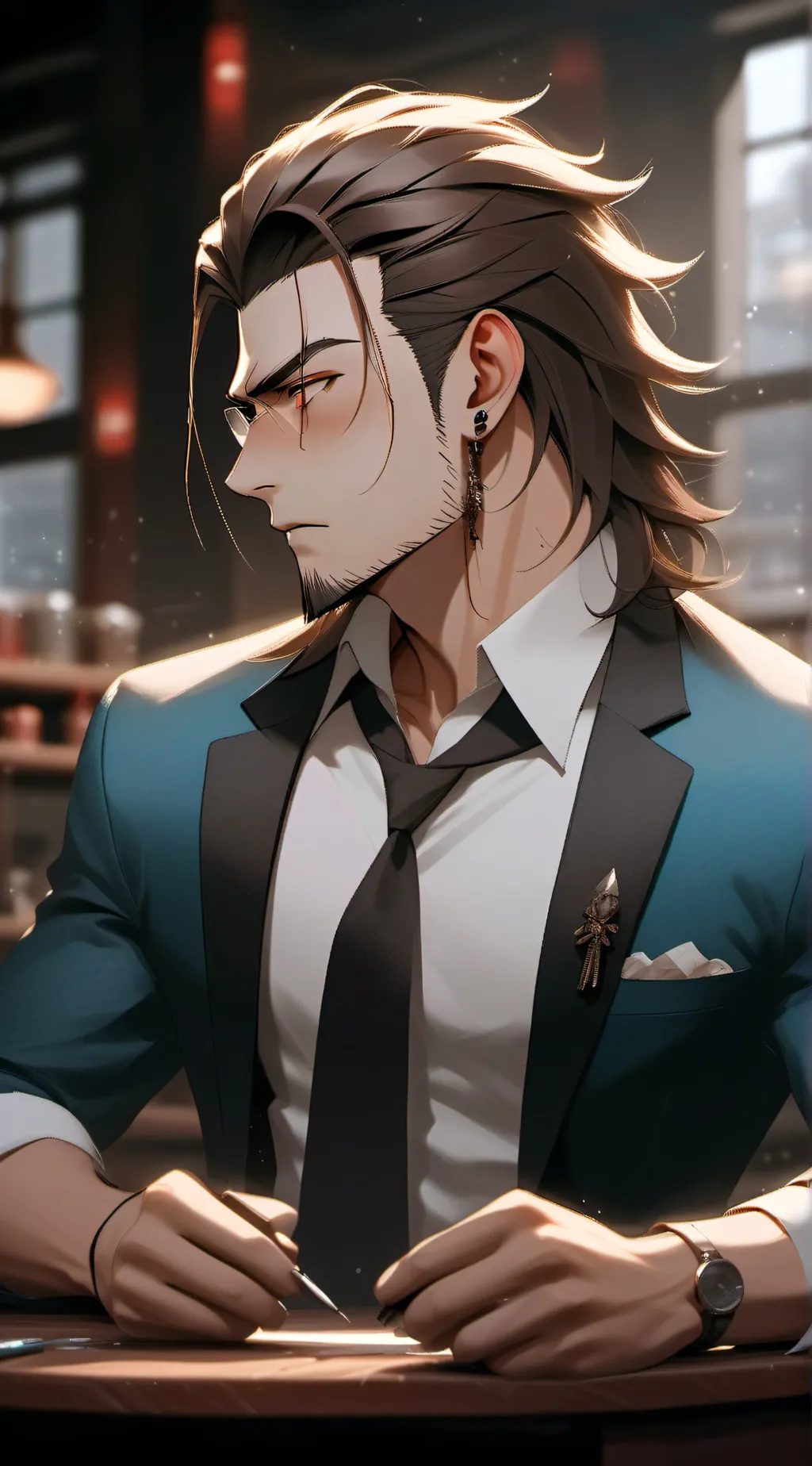 ai character: William  background