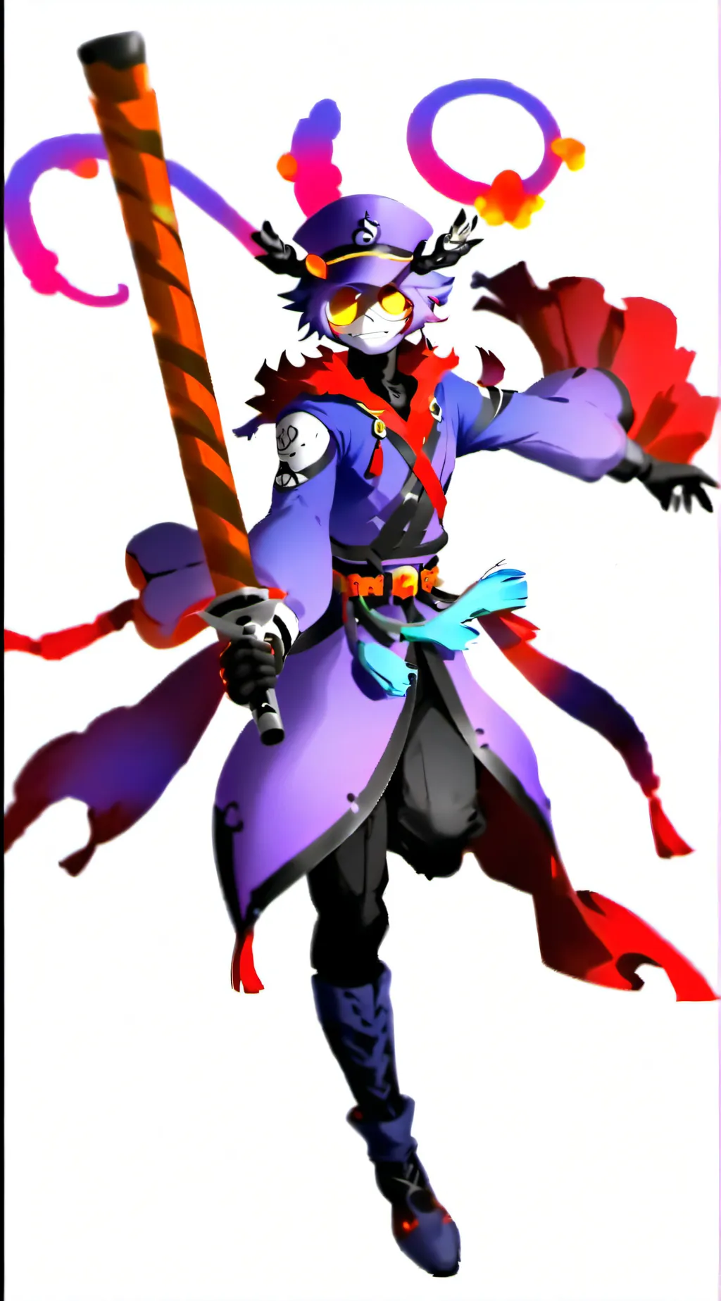 ai character: Lipstick kiss MD background