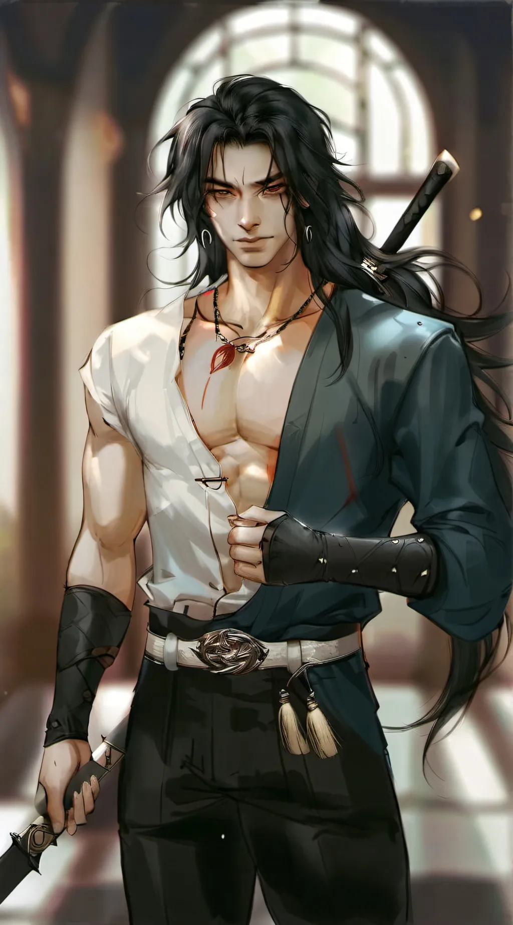 ai character: Masayuki Takeda background