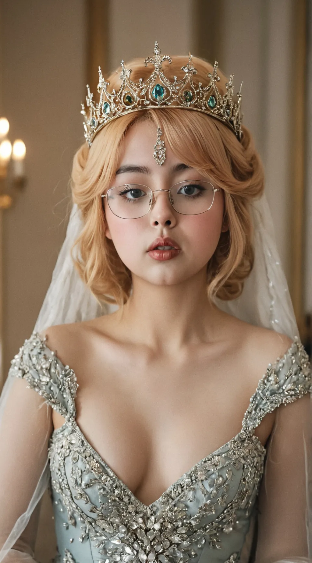 ai character: Queen LayLay background