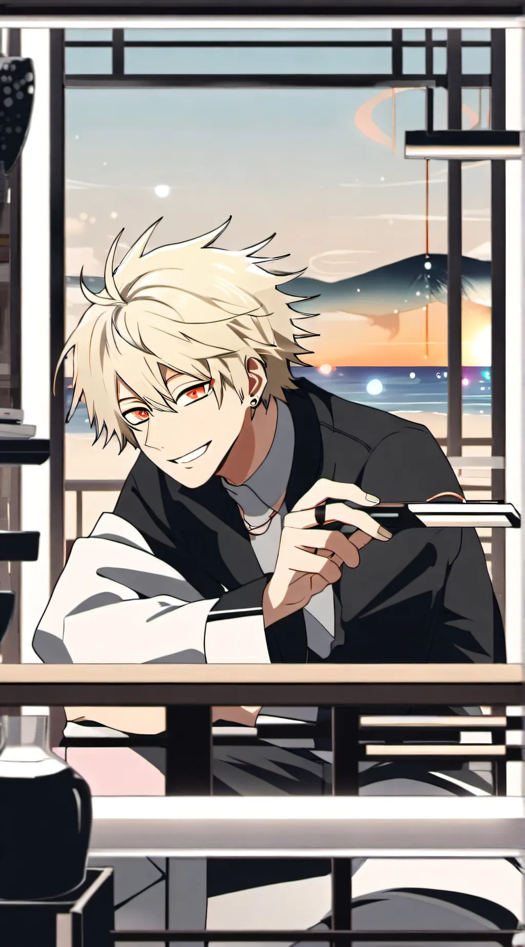 ai character: Bakugo  background