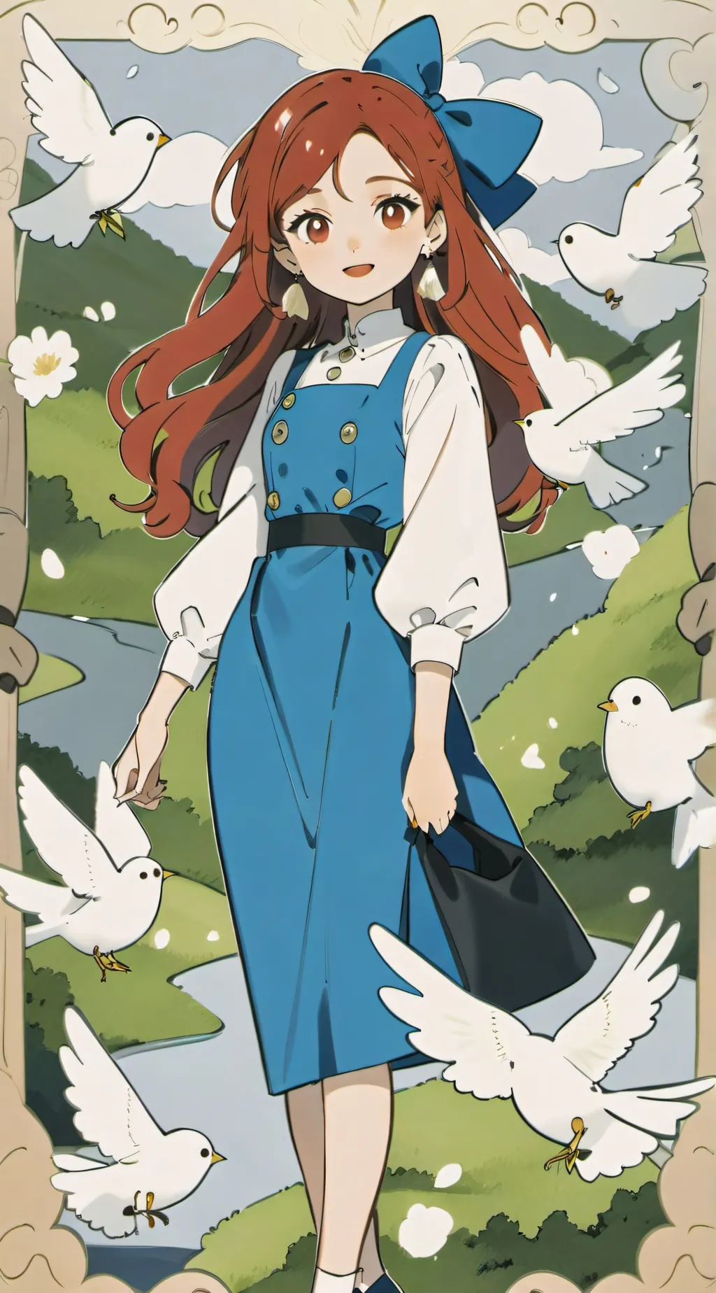 ai character: Poppy Playtime background