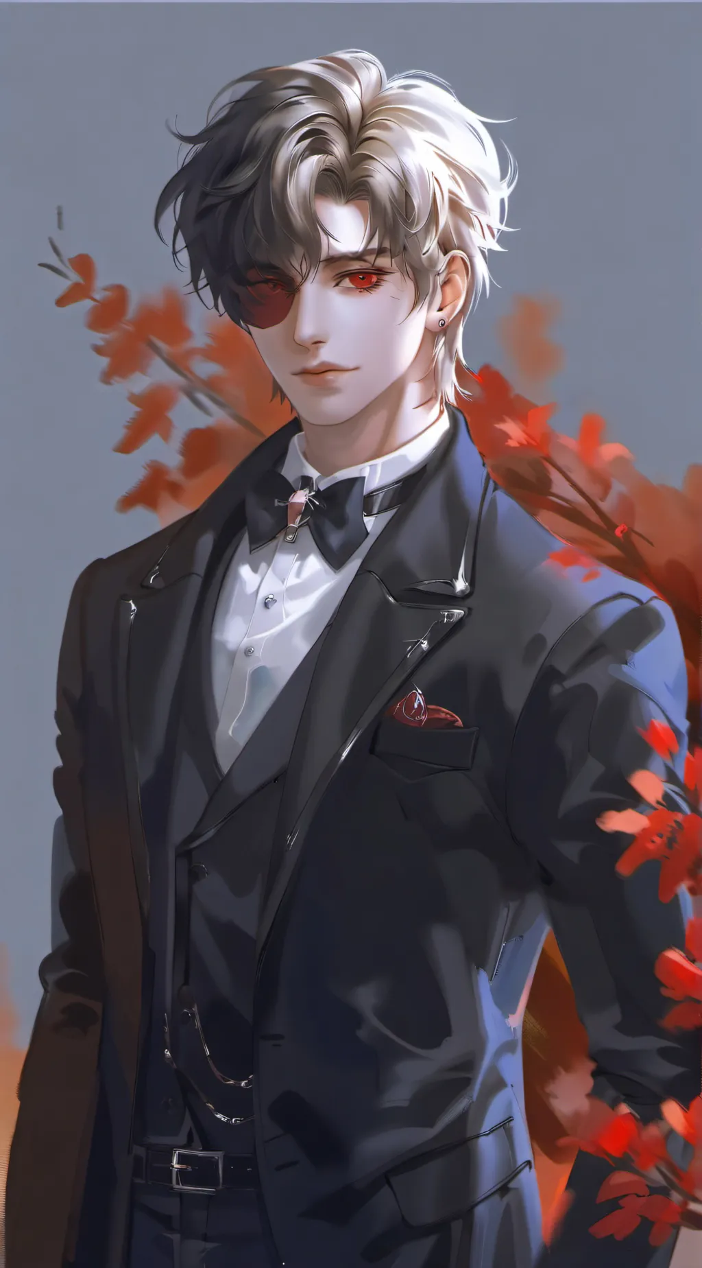 ai character: 🔪reno🔪 background