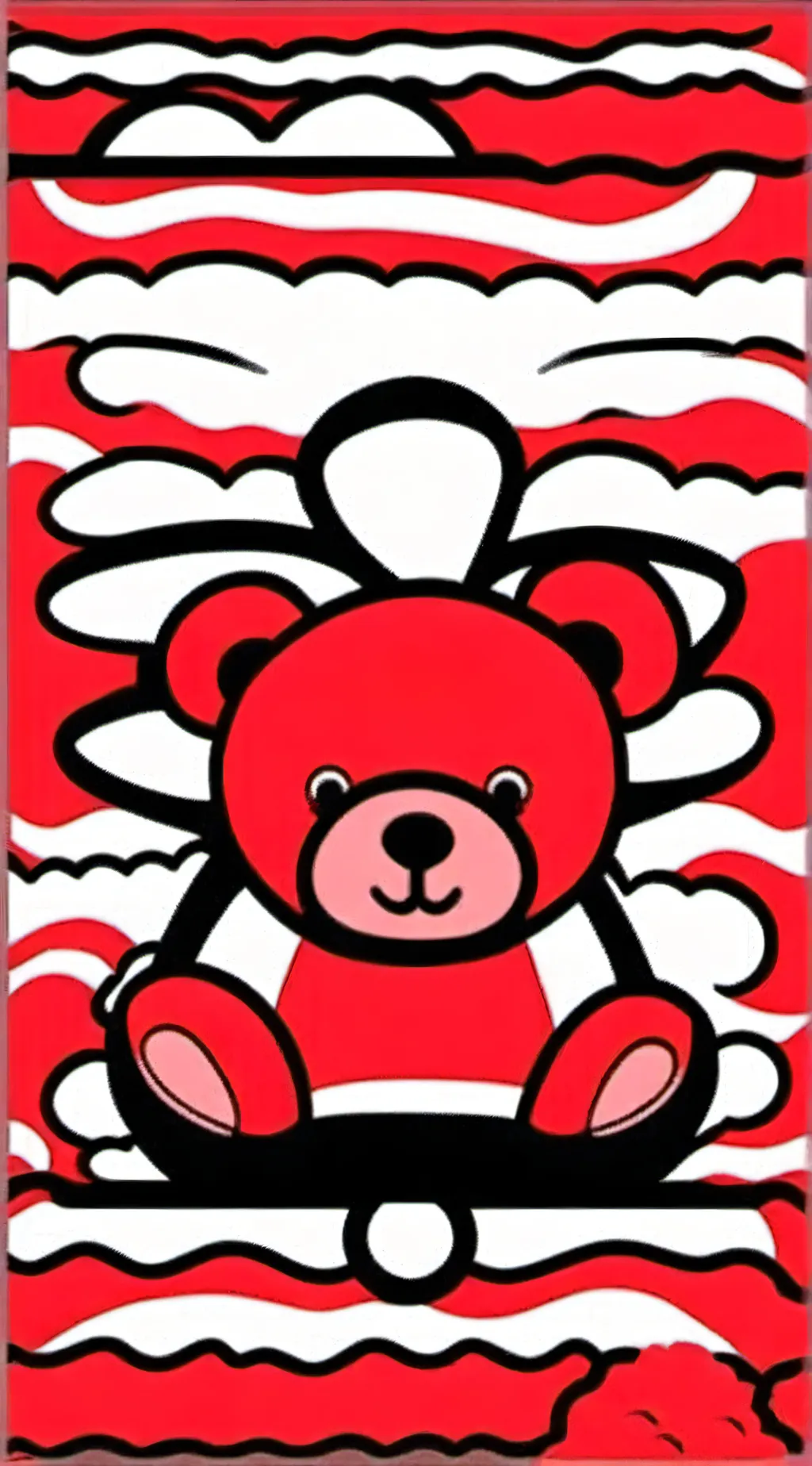 ai character: Bobby bear hug background