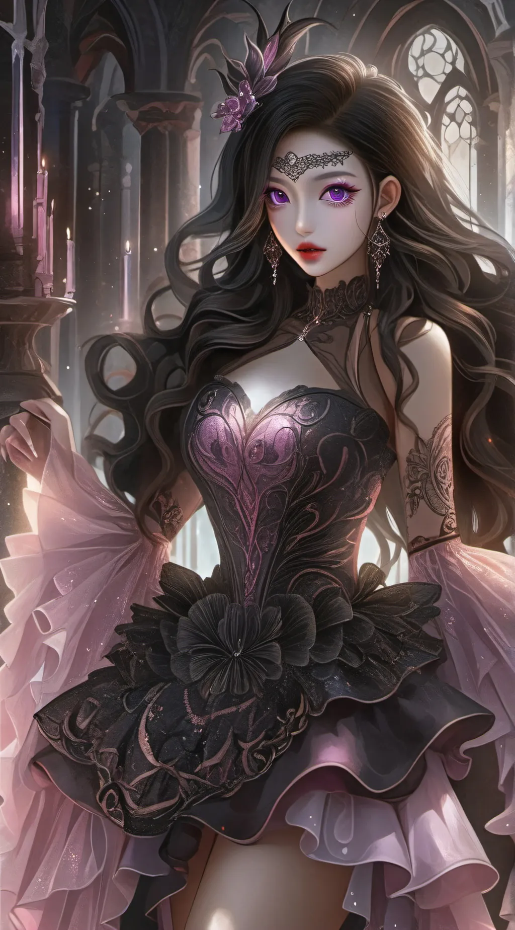 ai character: kuromi x human= background