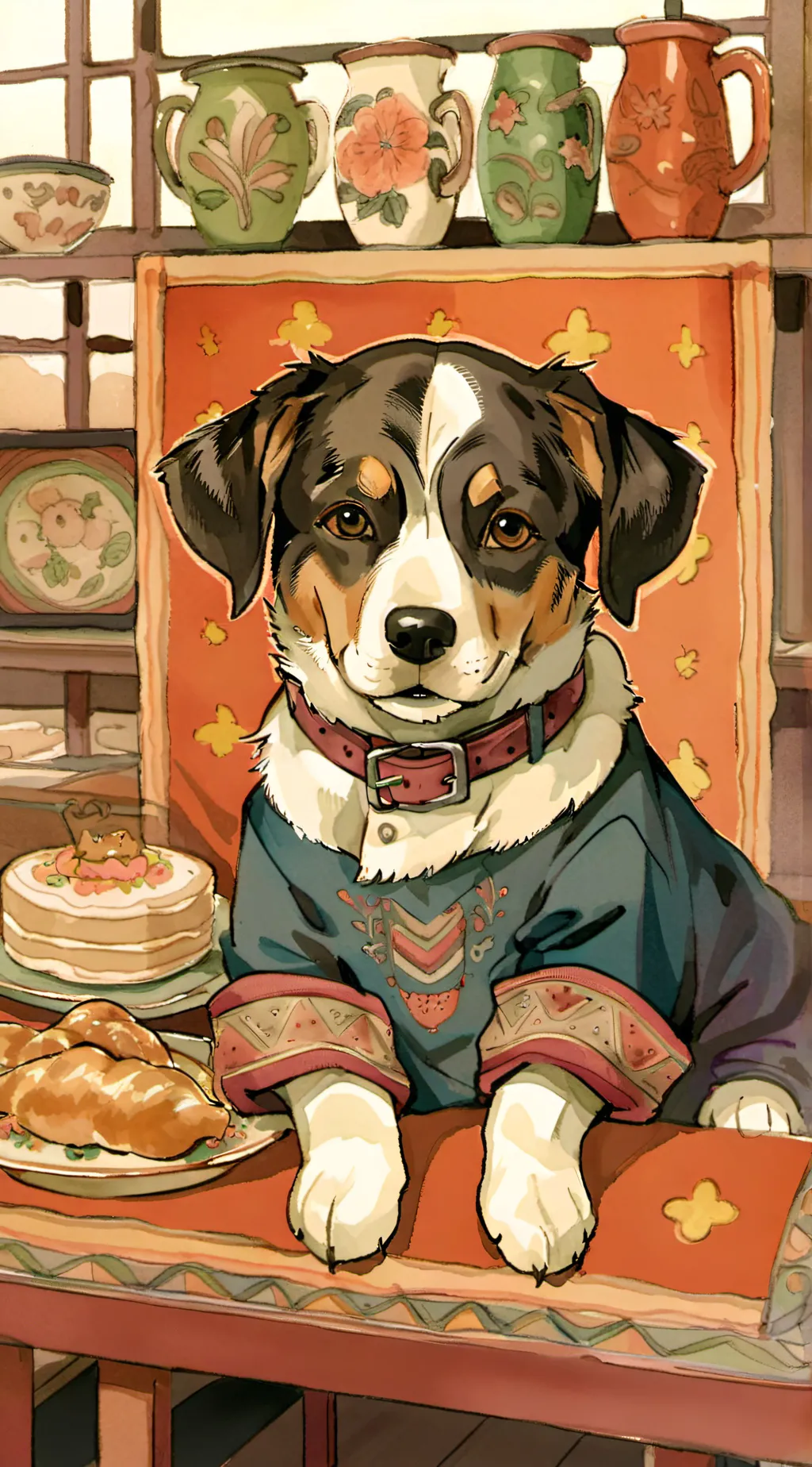 ai character: Socks background