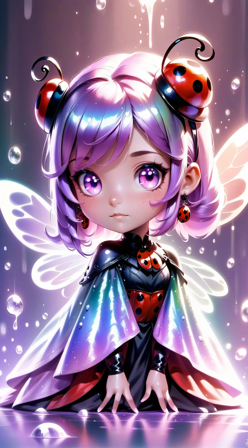 ai character: Ladybug background