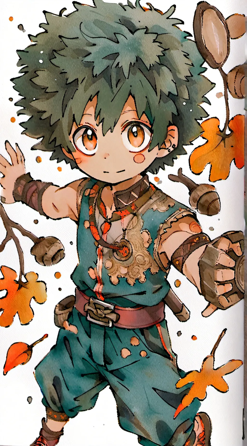 ai character: Mha camp ground✨ background