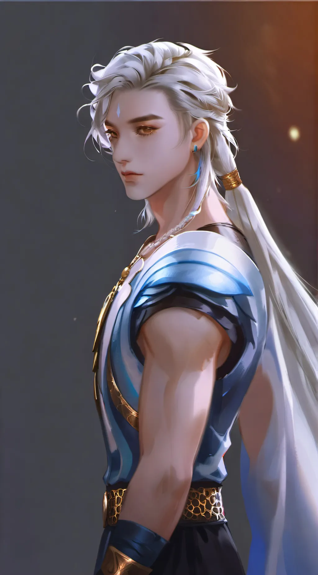 ai character: leon background