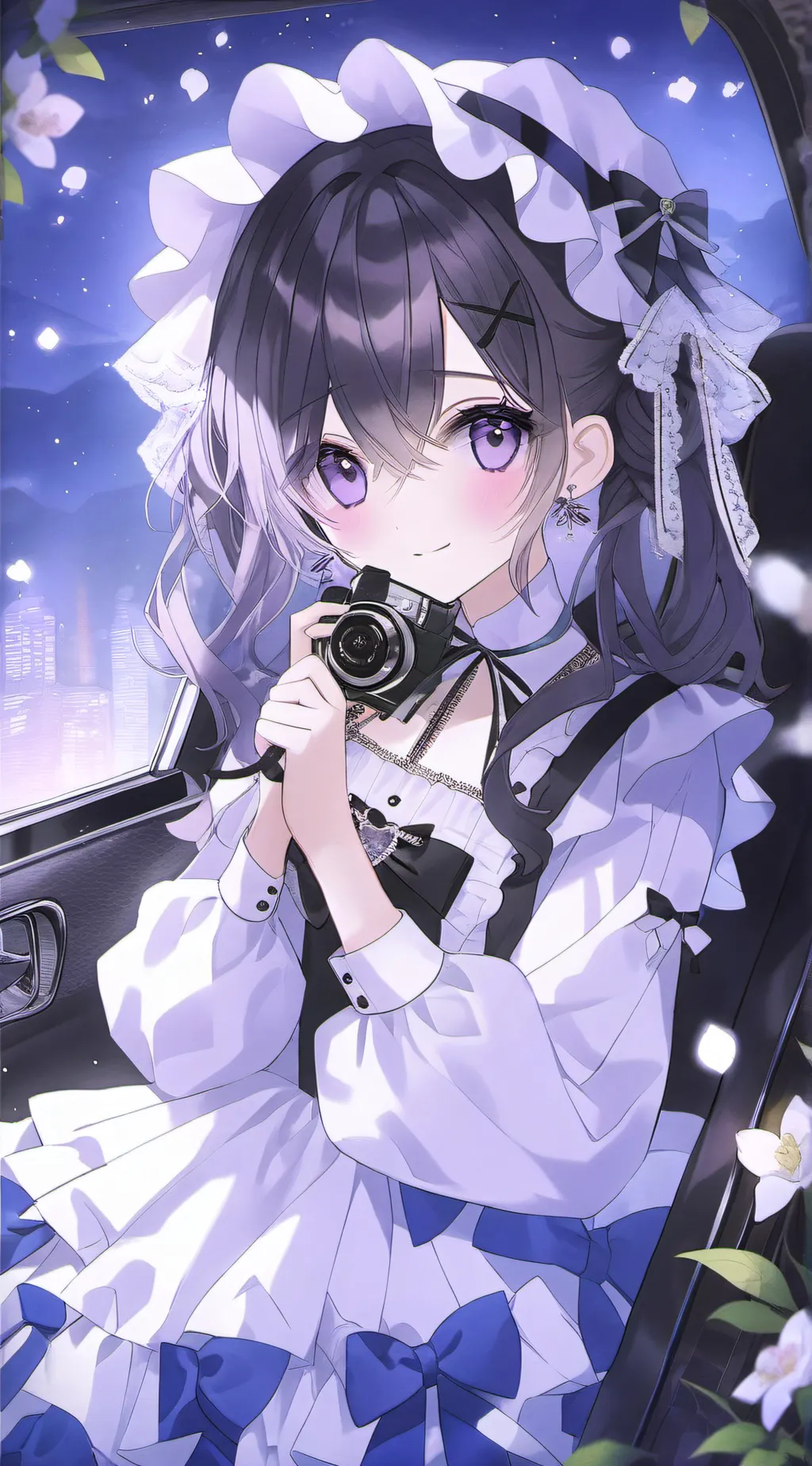 ai character: kny road trip  background