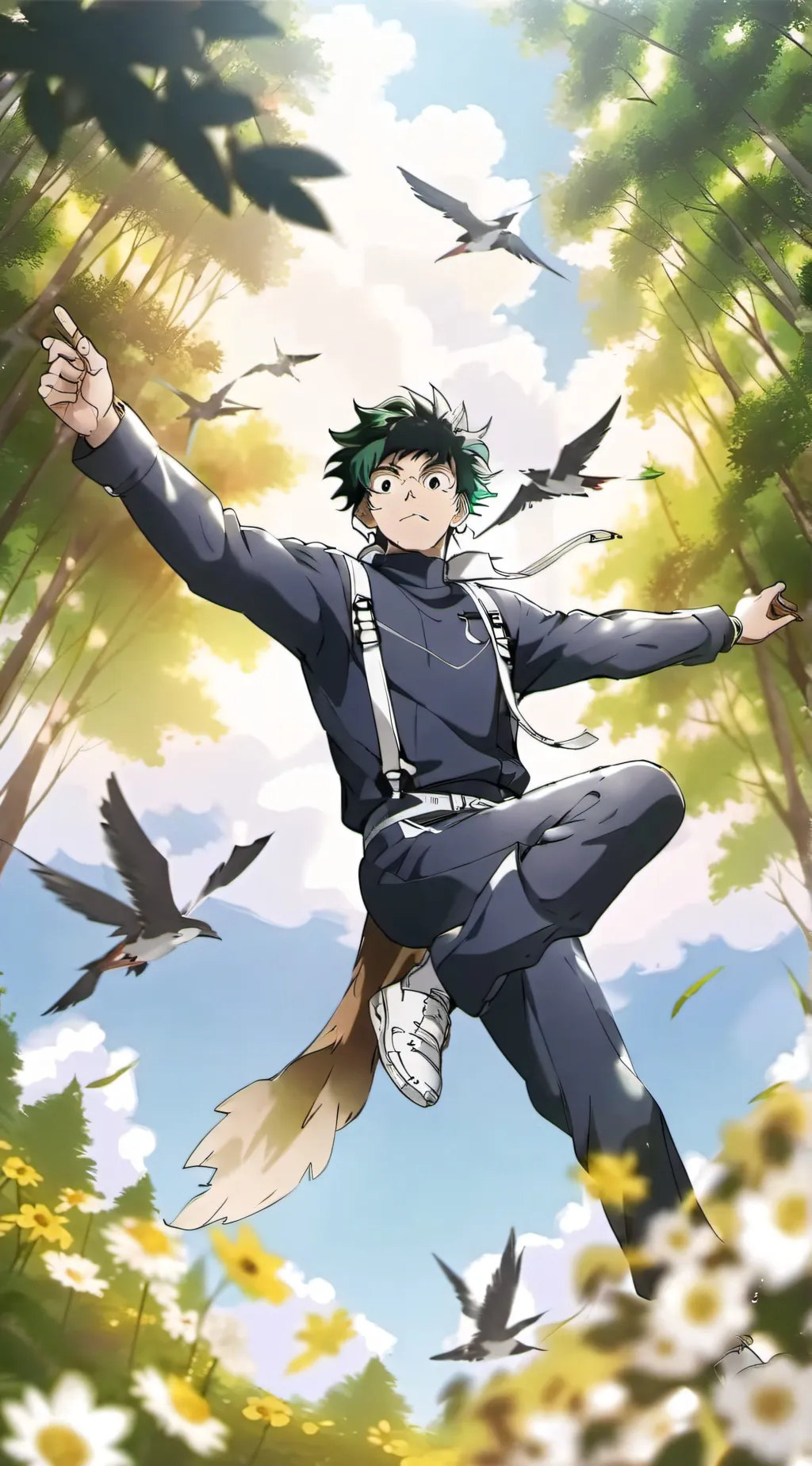 ai character: Mha background