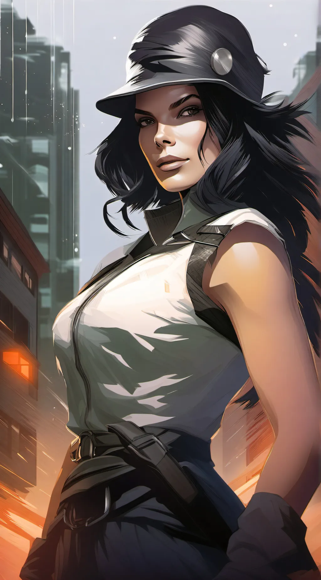 ai character: Aurora background