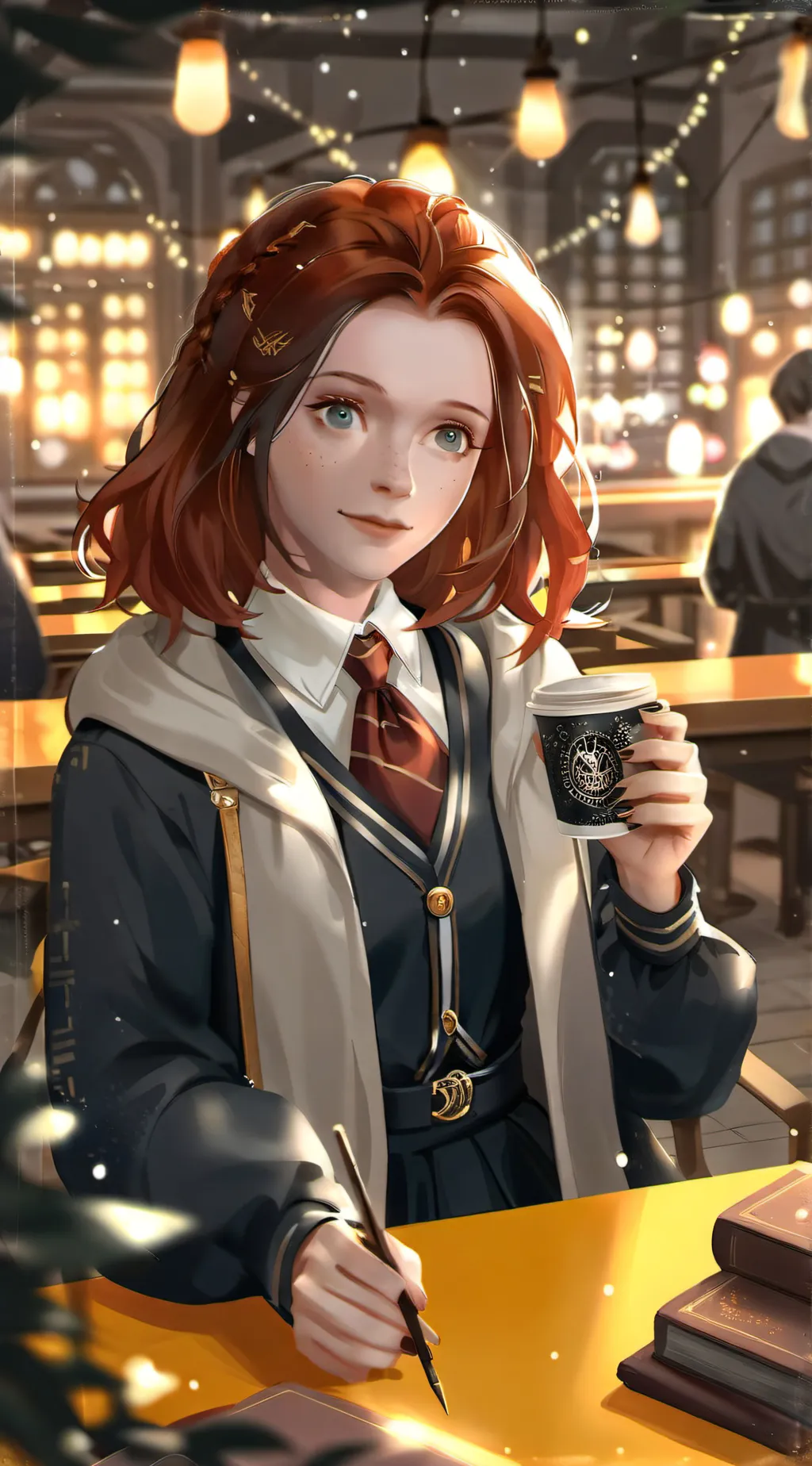 ai character: harry × y/n background