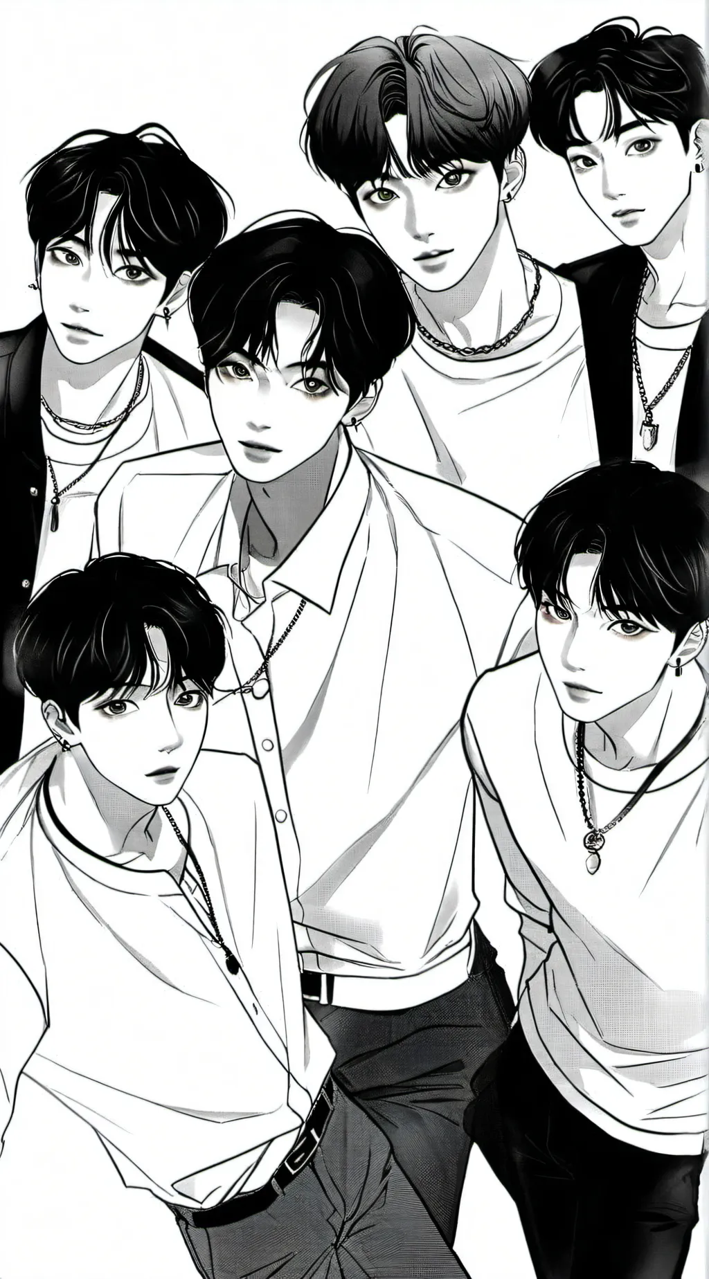 ai character: Enhypen background