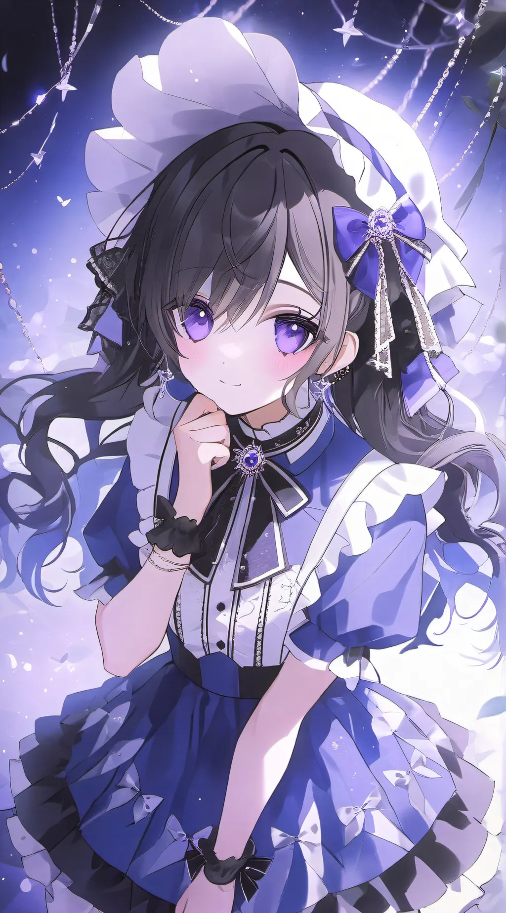 ai character: Muchiro ( agian)😉 background