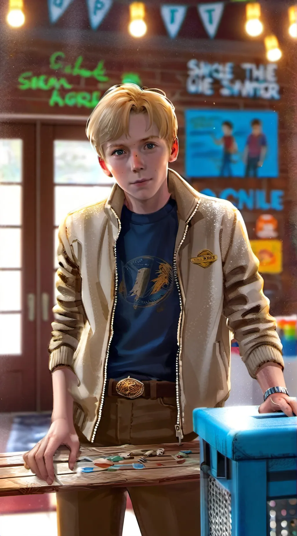 ai character: Archie chlintin background