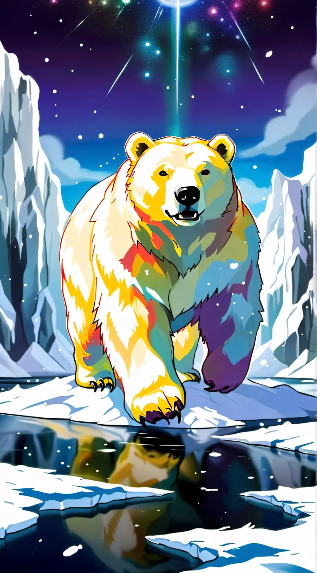 ai character: Fredbear background