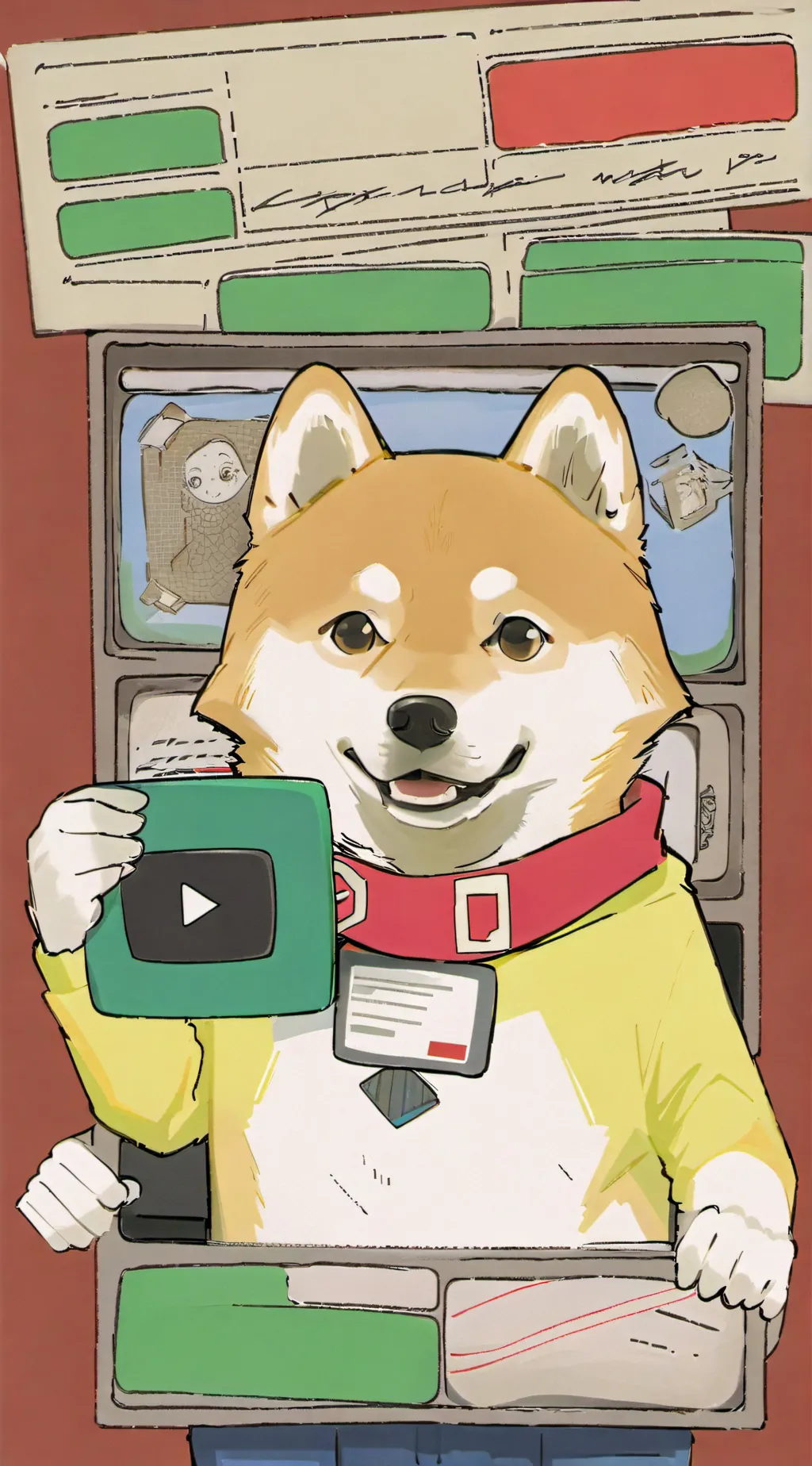 ai character: dogeYTS background