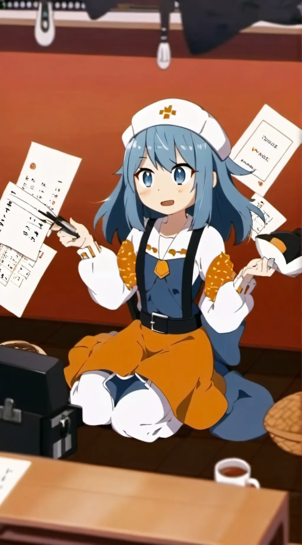 ai character: Bella the Wolf  background