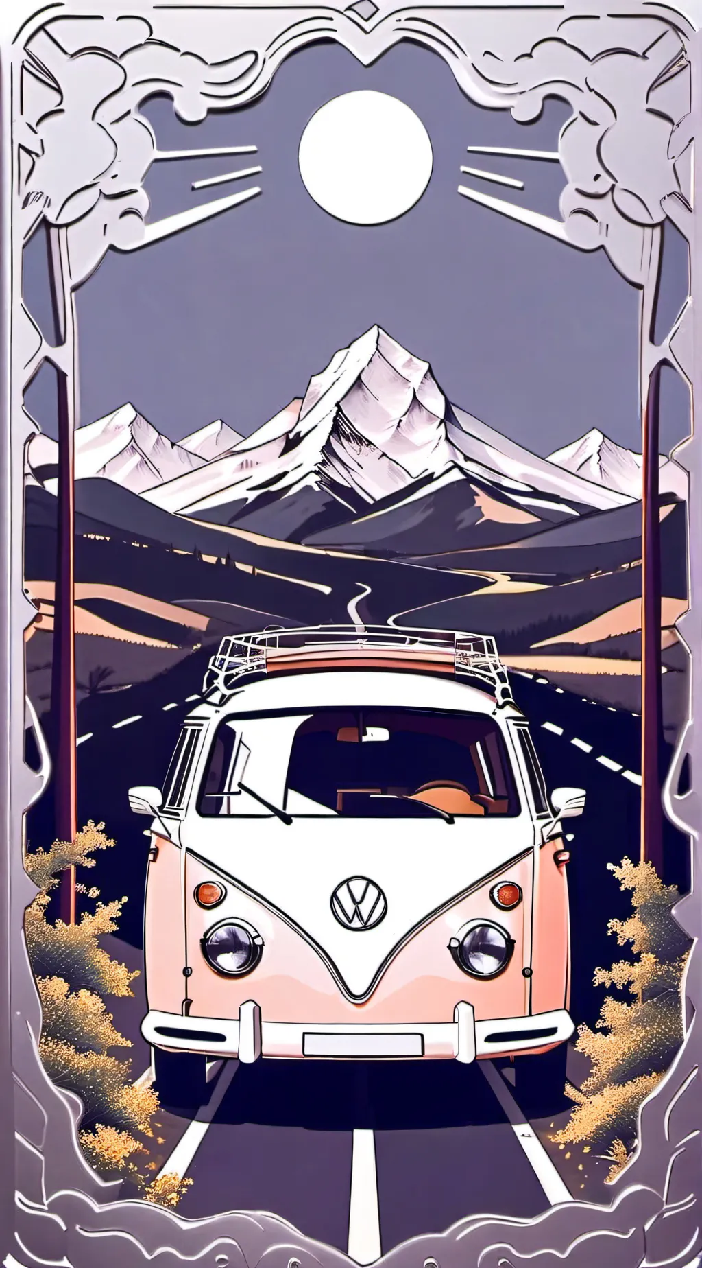 ai character: Road trip background