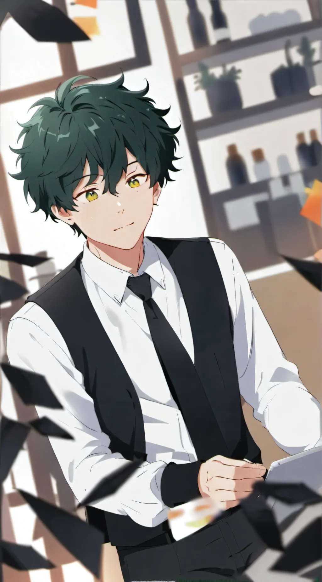 ai character: Deku x ochaco background